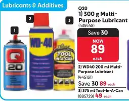 Makro Q20 Multi-Purpose Lubricant offer