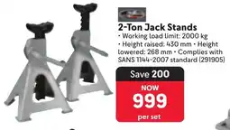Makro 2-Ton Jack Stands offer
