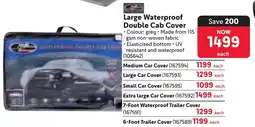 Makro Large Waterproof Double Cab Cover offer