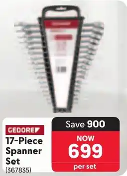 Makro GEDORE Spanner Set offer