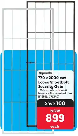 Makro Xpanda Econo Shootbolt Security Gate offer