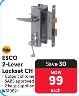 Makro Yale ESCO 2-Lever Lockset CH offer