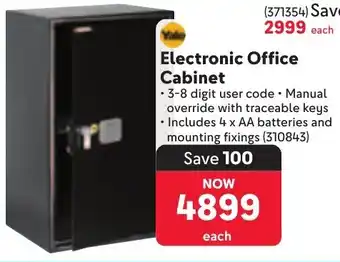 Makro Yale Electronic Office Cabinet offer