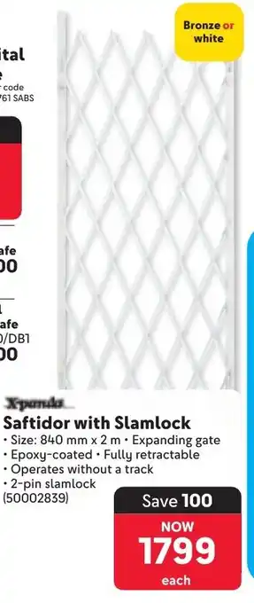 Makro Xpanda Saftidor with Slamlock offer
