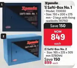Makro Xpanda Safti-Box No.1 offer