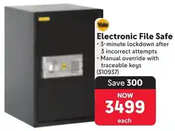 Makro Yale Electronic File Safe offer
