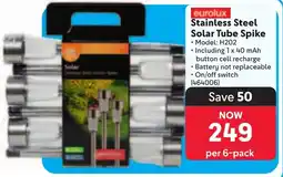 Makro Eurolux Stainless Steel Solar Tube Spike offer