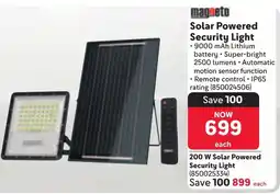 Makro Magneto Solar Powered Security Light offer