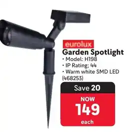Makro Eurolux Garden Spotlight offer