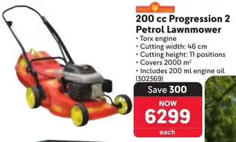Makro Wolf Garden 200 cc Progression 2 Petrol Lawnmower offer