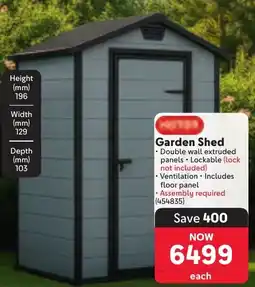 Makro KETER Garden Shed offer