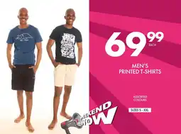 Save Men's printed t-shirts offer