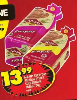 Shoprite Albany everyday regular/ thick slice brown bread offer