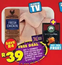 Shoprite Farmbest fresh chicken braai pack offer