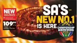 Shoprite Championship Boerewors offer