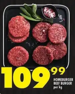 Shoprite Homeburger beef burger offer