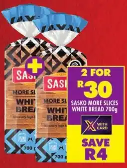 Shoprite Sasko more slices white bread offer