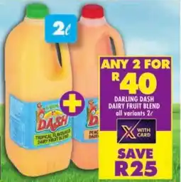 Shoprite Darling dash dairy fruit blend offer