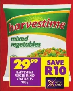 Shoprite Harvestime frozen mixed vegetables offer