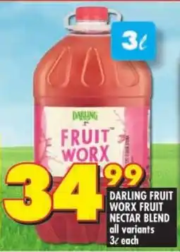 Shoprite Darling fruit worx fruit nectar blend offer