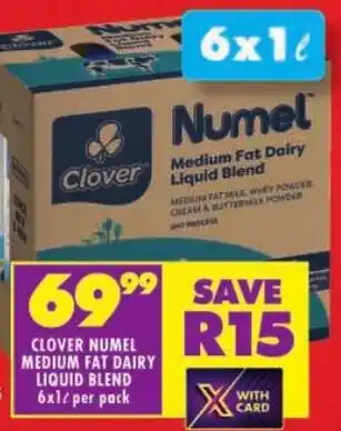 Shoprite Clover numel medium fat dairy liquid blend offer