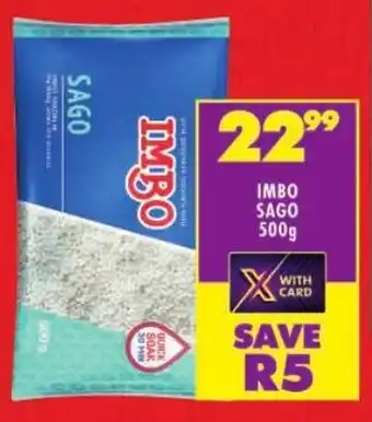 Shoprite Imbo sago offer