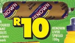 Shoprite Renown liver spread offer