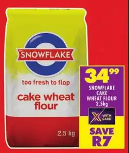 Shoprite Snowflake cake wheat flour offer