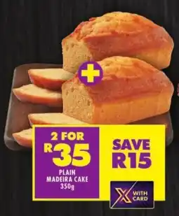 Shoprite Plain madeira cake offer
