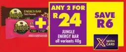 Shoprite Jungle energy bar offer
