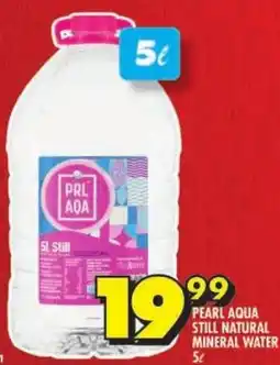 Shoprite Pearl aqua still natural mineral water offer