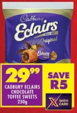 Shoprite Cadbury eclairs chocolate toffee sweets offer
