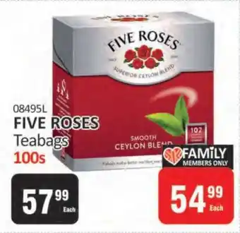 KitKat Cash and Carry FIVE ROSES Teabags 100s offer