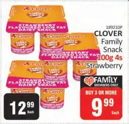 KitKat Cash and Carry CLOVER Family Snack 100g 4s Strawberry offer