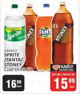 KitKat Cash and Carry GRP4327 SPRITE /FANTA/ STONEY Cold Drink 2lt offer