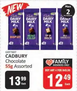KitKat Cash and Carry Cadbury Chocolate 55g Assorted offer
