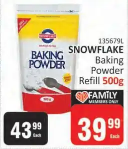 KitKat Cash and Carry SNOWFLAKE Baking Powder Refill 500g offer