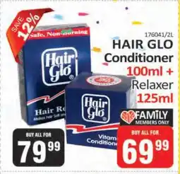 KitKat Cash and Carry HAIR GLO Conditioner 100ml + Relaxer 125ml offer