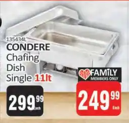 KitKat Cash and Carry CONDERE Chafing Dish Single 11lt offer