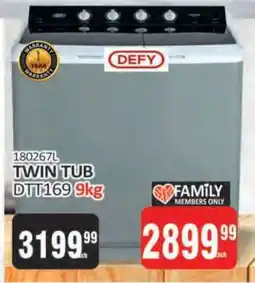 KitKat Cash and Carry DEFY TWIN TUB DTT169 offer