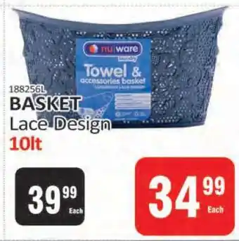 KitKat Cash and Carry BASKET Lace Design 10lt offer