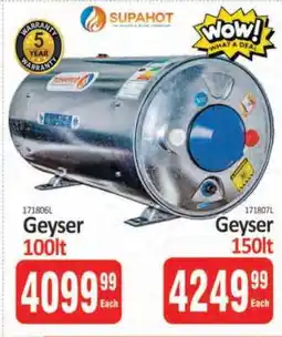 KitKat Cash and Carry Geyser 100lt offer