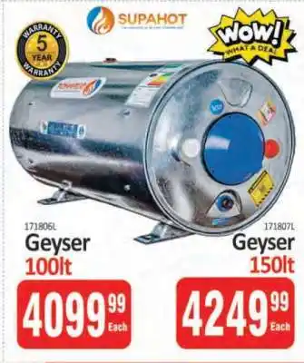 KitKat Cash and Carry Geyser 100lt offer
