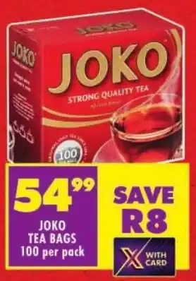 Shoprite Joko tea bags offer