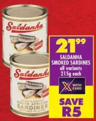 Shoprite Saldanha smoked sardines offer