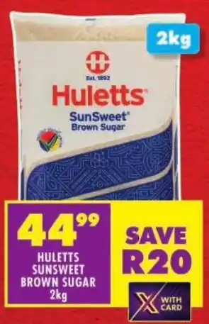 Shoprite Huletts sunsweet brown sugar offer