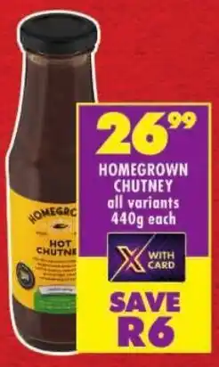 Shoprite Homegrown chutney offer