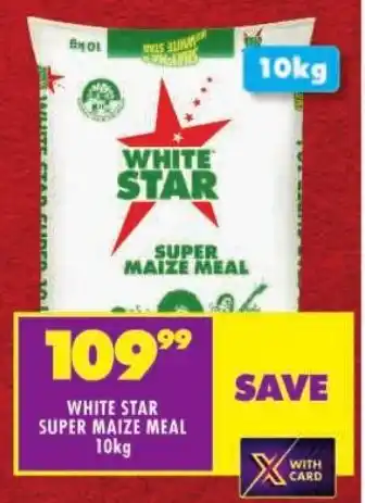 Shoprite White star super maize meal offer
