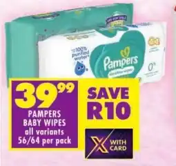 Shoprite Pampers baby wipes offer