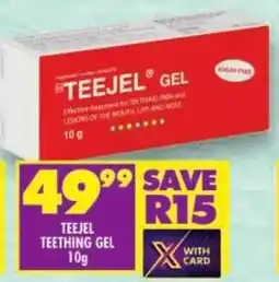 Shoprite Teejel teething gel offer
